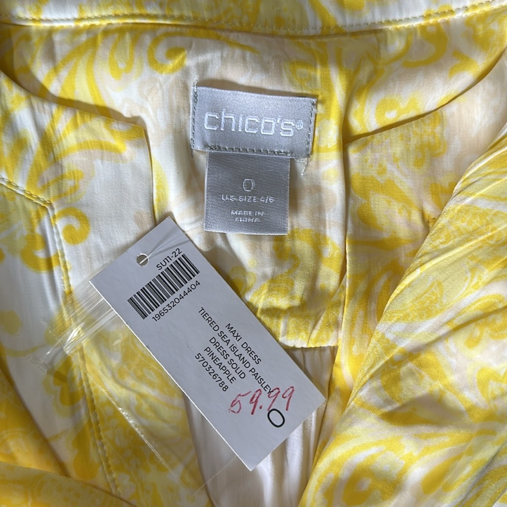 Chico’s Tiered Dress (4/6) - Picture 7 of 9